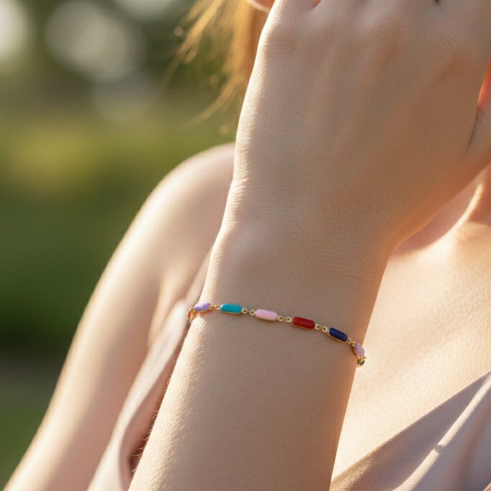 "Trendy Handmade Bracelet – A Stylish Gift for Women & Girls, MAR091002